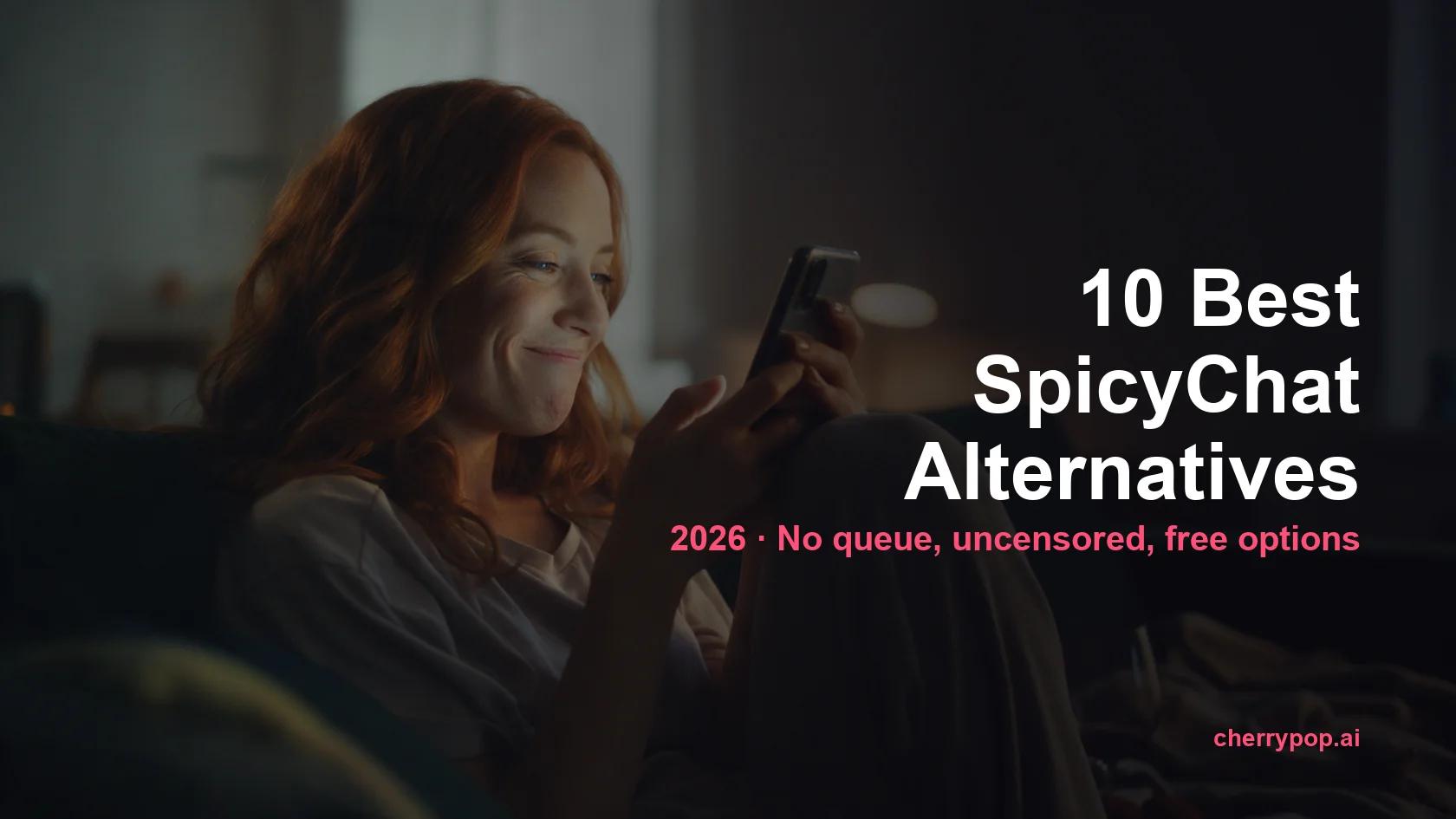 10 Best SpicyChat Alternatives in 2026 (No Queue, Uncensored, Free Options)