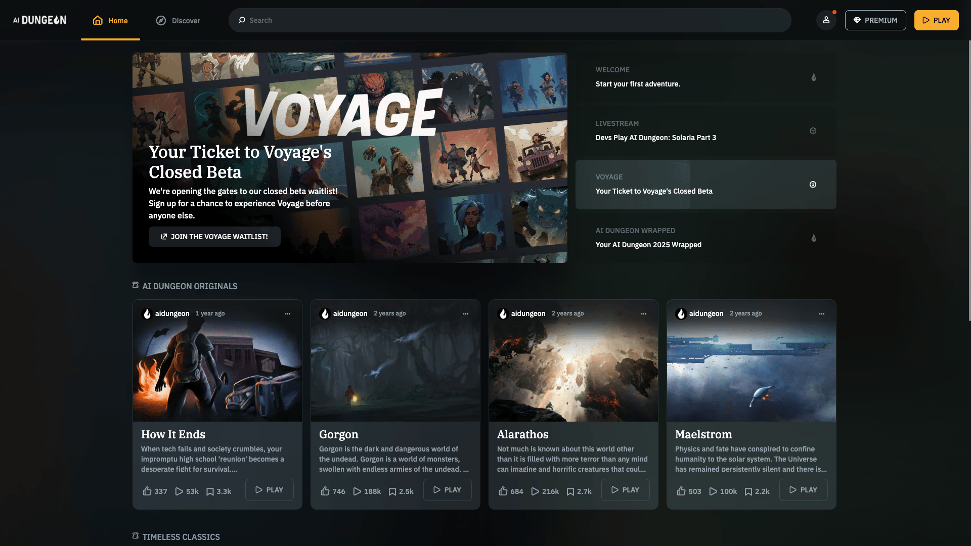 AI Dungeon screenshot