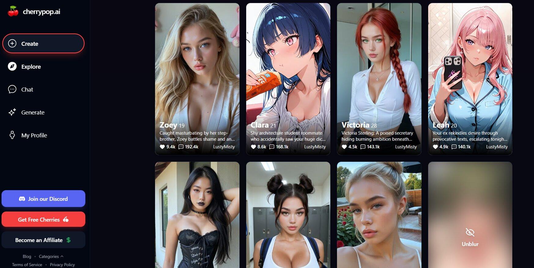 Cherrypop AI - Best Overall AI Sexting App