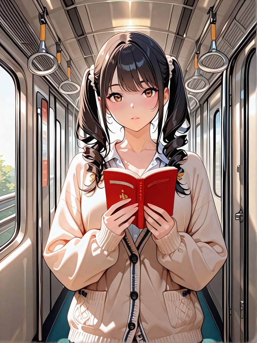 Train Commuter Mystery Girl character image