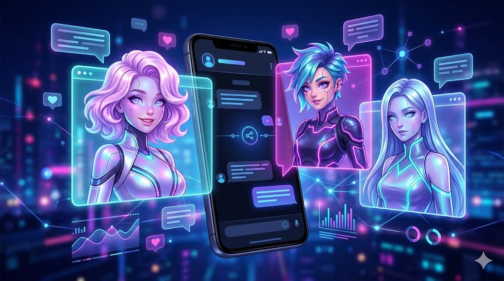 15 Best AI Girlfriend Apps for iPhone (2026)