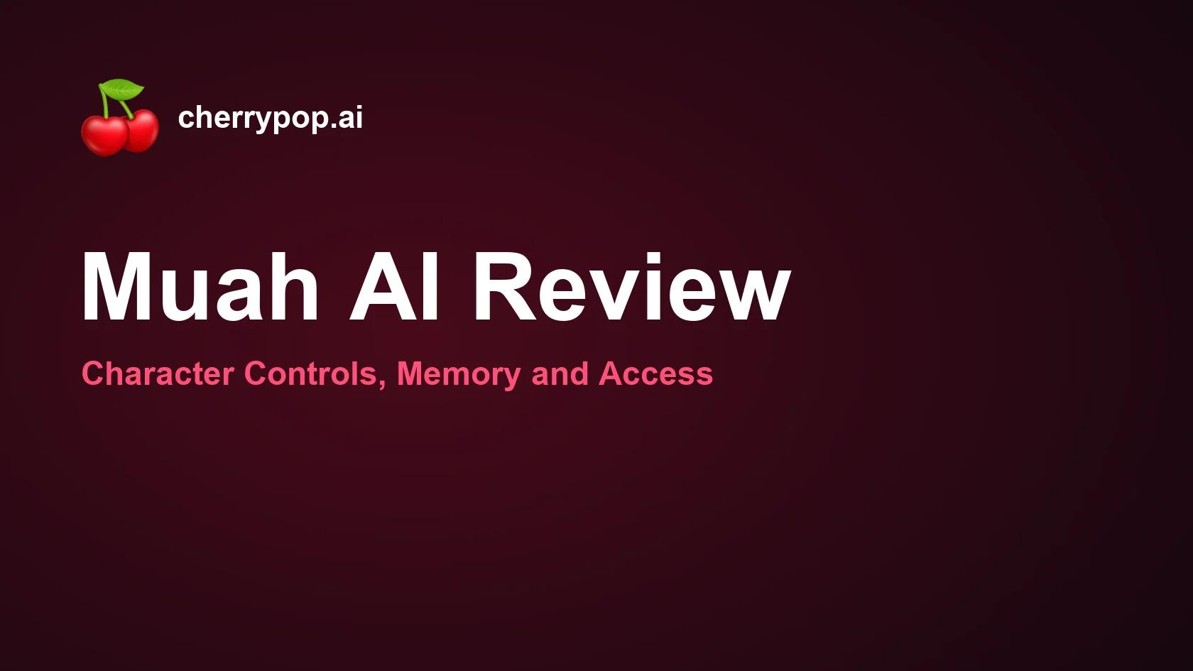 Muah AI Review: Character Controls, Memory and Access
