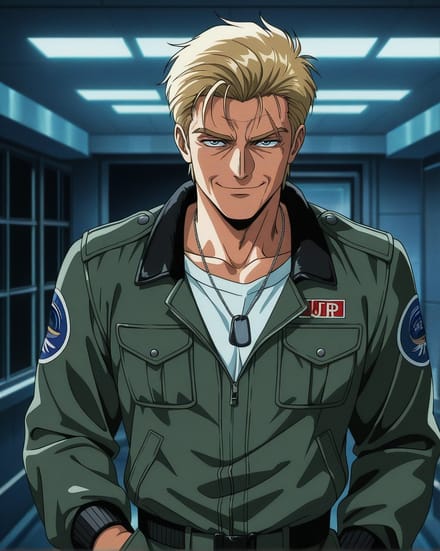 Alexei, un personaje «kuudere» de Cherrypop.ai